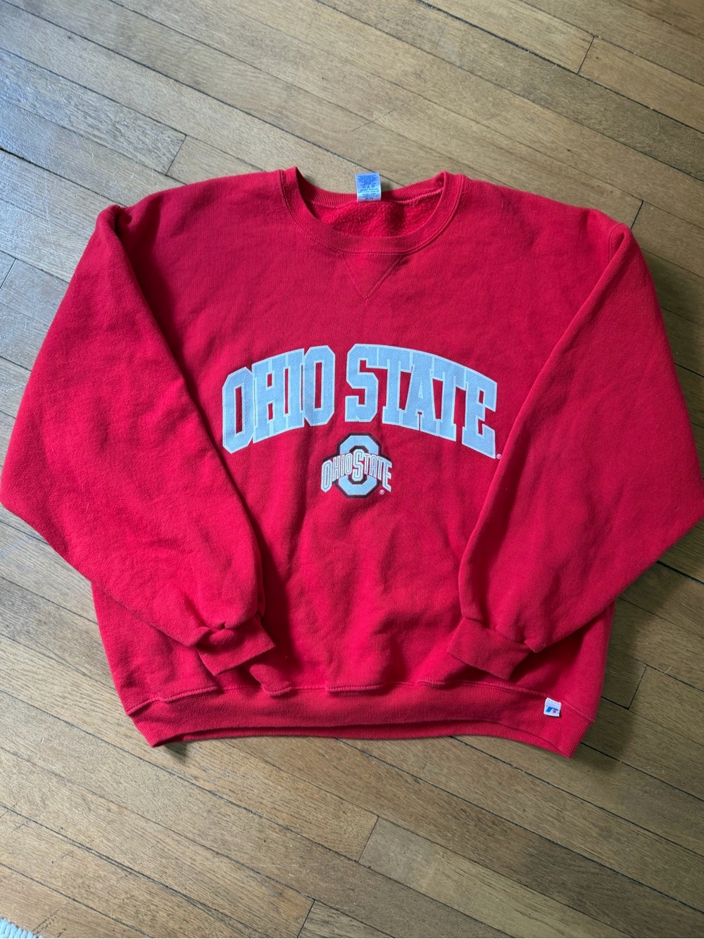 VTG 90s Ohio State Oversize Russell Crewneck Sweatshirt